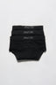Aver® Seamless Thong - Black (3 pack)