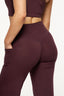 Essential Pocket Wide Leg Pants - Wine