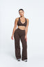 Essential Wide Leg Pants - Mocha