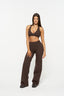 Essential Wide Leg Pants - Mocha