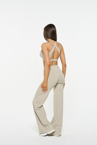 Essential Wide Leg Pants - Fawn