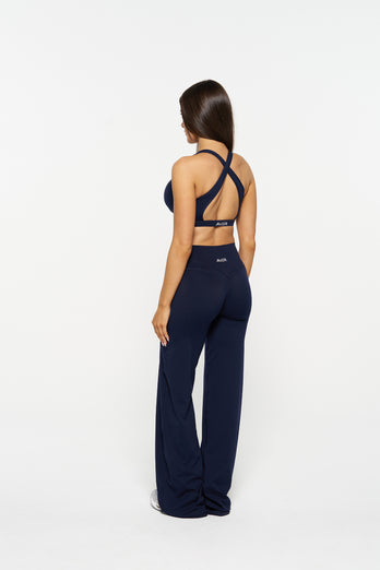 Essential Wide Leg Pants, Tall - Navy