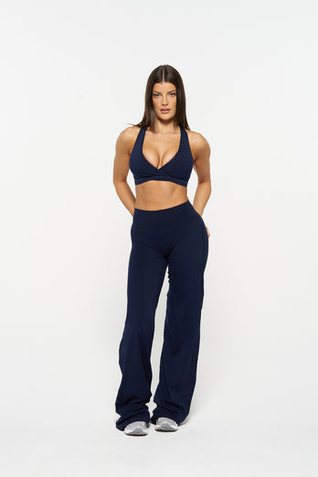 Essential Wide Leg Pants, Tall - Navy
