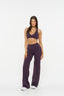 Essential Wide Leg Pants - Plum