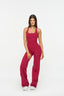 Essential Wide Leg Pants - Raspberry