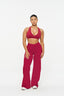 Essential Wide Leg Pants - Raspberry