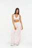 Essential Wide Leg Pants - Powder Pink