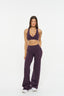Essential Wide Leg Pants - Plum