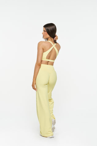 Essential Wide Leg Pants - Buttermilk