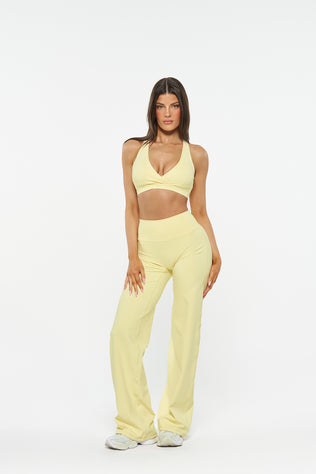 Essential Wide Leg Pants - Buttermilk