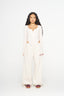 Staple Wide Leg Trackpants - Marle