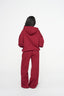Staple Wide Leg Trackpants - Ruby