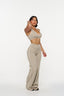 Essential Wide Leg Pants - Fawn & Pistachio